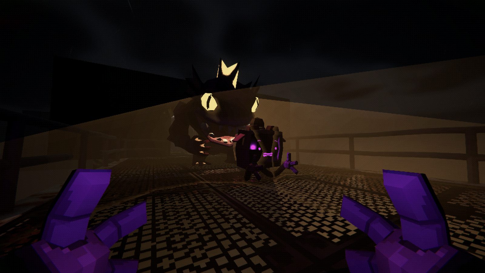 Caught by the Axolotl on the bridge